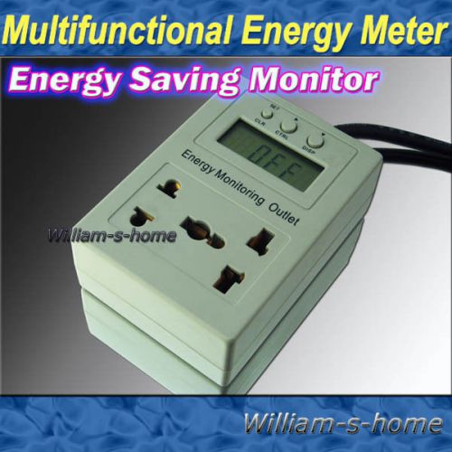 Energy Evaluation Monitor Power Saving Meter AC Outlet 110v or 220v