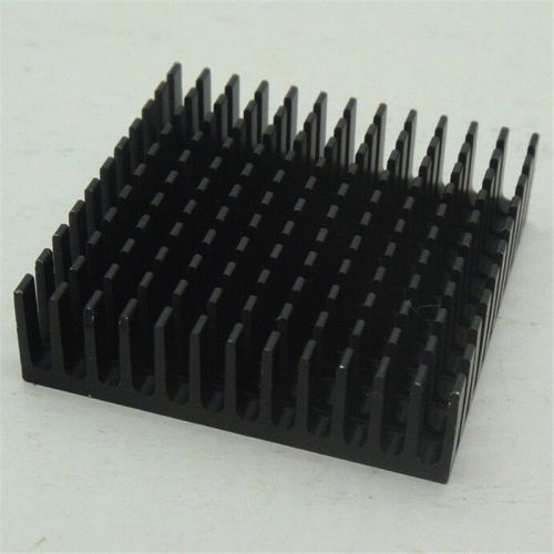 Heat Sink for LED Current Memory-Chip IC Transistor Black Aluminum 40x40x11 HPP