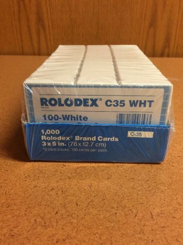 Rolodex C35 Refill Cards 3x5
