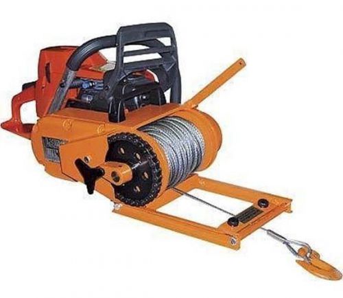 WINCH - Chainsaw Mounted - 4000 Lb Cap - Includes 150 Ft of 3/16&#034; Cable - 60 FPM