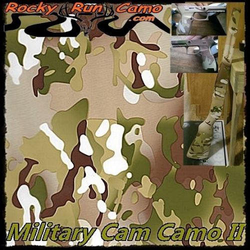 *NEW*Military Cam Camo II R.R.C.Camo Dip Kit Guns,Deer,Skulls,Auto,ATV,Controls