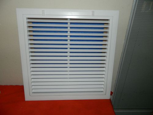 Hvac in wall filter grill 18x18  white includes 16x16 filter for sale
