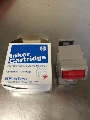 Lot of 2 Pitney Bowes Inker Ink cartridge 625-2 Red for E - Series