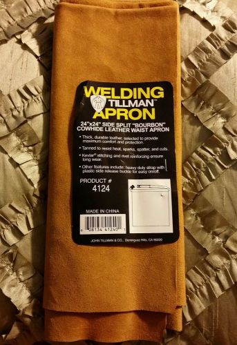 Tillman #4124 cowhide leather waist apron welding - 24&#034; x 24&#034; for sale