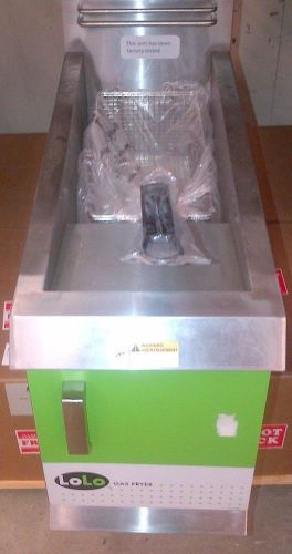 Lolo 15 lb countertop gas fryer lcf-15tpf brand new in factory packing nib for sale