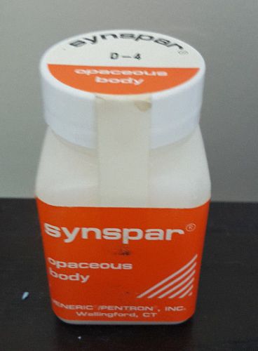 Synspar Opaceous Body Shade D4 Brand New 1 Ounce Unopened Bottle