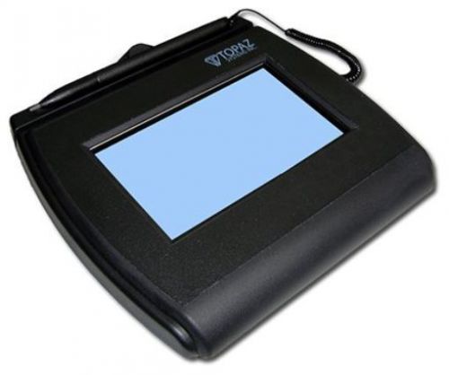 Topaz T-LBK750-BHSB-R Backlit 4x3 LCD Signature Capture Pad Dual Serial/USB