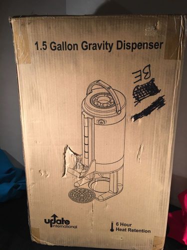 Update international 1.5 gallon thermal gravity beverage dispenser for sale