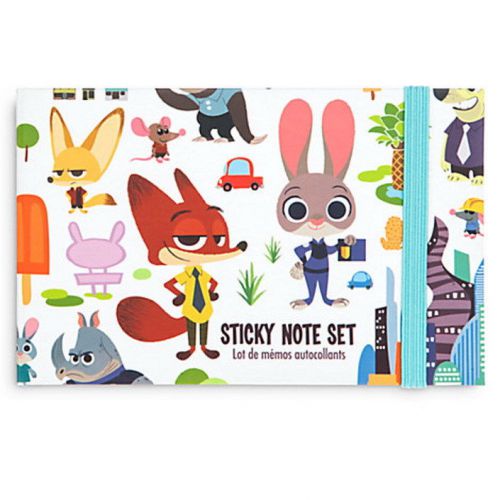 NWT Disney Store Authentic Zootopia Sticky Note Set