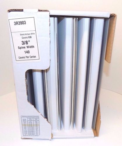 Xerox Binder Covers, Classic Antique White, Spine Width 3/8&#034;, 108 Count