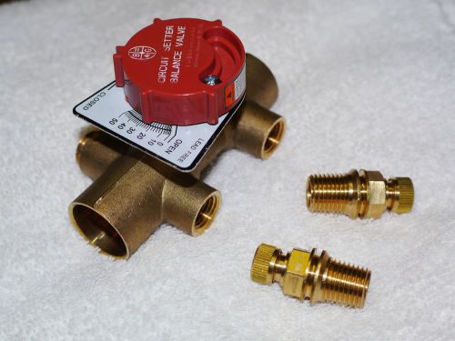 Bell and gossett 117413lf circuit setter balancing valve 3/4&#034; sweat  lead free for sale