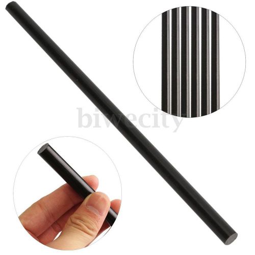1PC Nylon Polyamide PA Plastic Round Rod Bar Stick Stock Black 10mm x 250mm