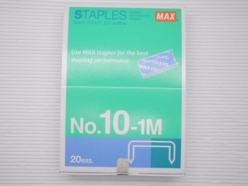 1 Big box(20 boxes) Max No.10-1M Staples for MAX HD-10D STAPLER