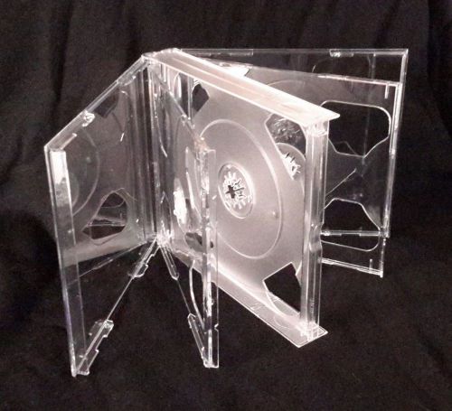25 cd dvd jewel cases each holds 5 cds