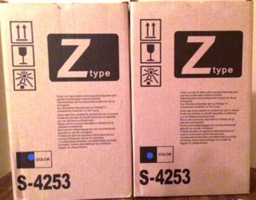 4 Riso Compatible S-4253 Blue Ink Risograph Z Type Ink RZ 220/390/590/790 MZ EZ