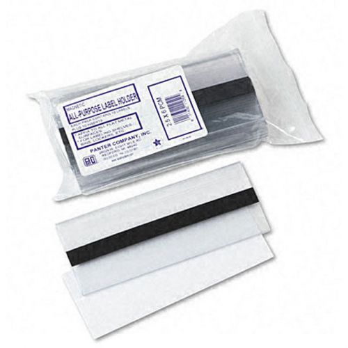 Clear Magnetic Plastic Label Holders (Pack of 10)
