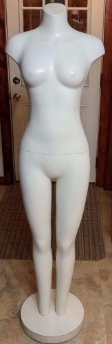STANDALONE RHO FEMALE COMPLETE 3 PIECE WHT MANNEQUIN ON A STAND - BLOWOUT!!!