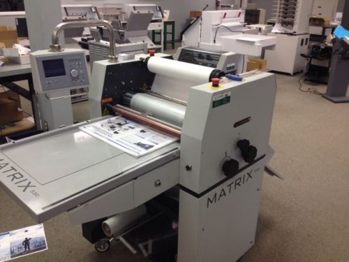 Matrix single sided laminator - demo machine for sale