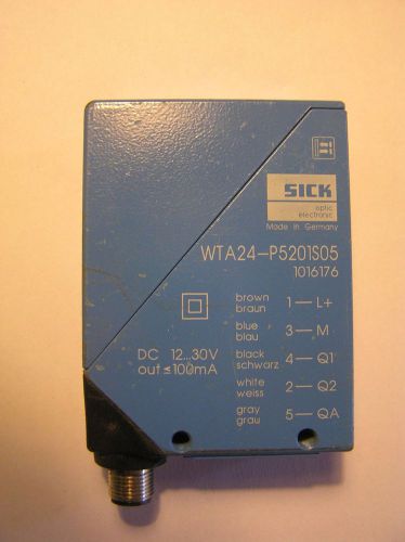 Secondhand Sick analog photoelectric sensor WTA24-P5201S05