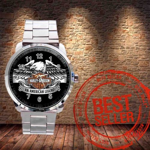 Rare Harley Davidson Motor Canada Sport Metal Watch Fit Your Tshirt