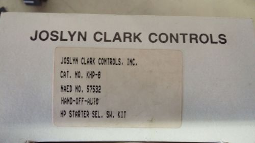 JOSLYN CLARK KHP-8 NEW IN BOX HAND-OFF-AUTO HP STARTER SEL SW KIT SEE PICS #A16