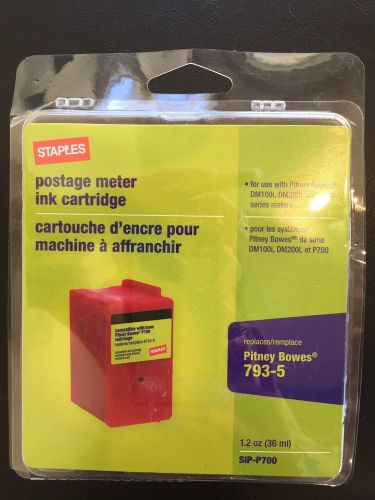 Pitney Bowes 793-5 Red Ink Cartridge New in box from Staples