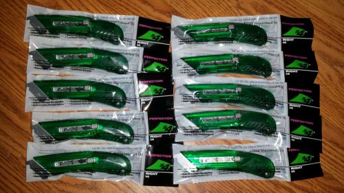 Phc S4 Right Handed Safety Cutter, Green - Lot of 10 Only $3.49 a knife
