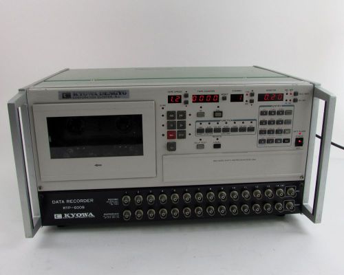 Kyowa RTP-600B Data Tape Recorder - 30V Peak Max, FM 100Kohm, DR 10Kohm
