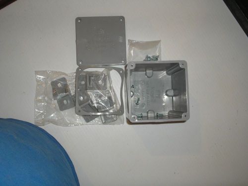 **new** royal rjb44l wet location junction box 4x4x4 inch enclosure for sale