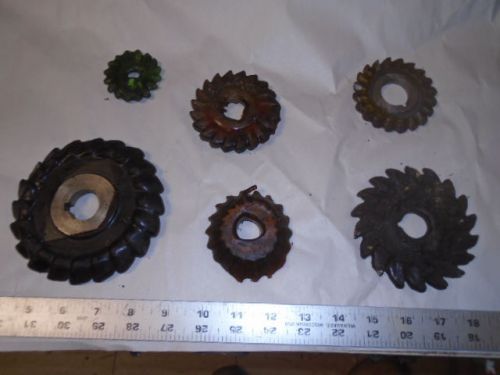 MACHINIST TOOLS LATHE MILL Machinist Lot Slitting Saw Blades for Mill Wax Coated