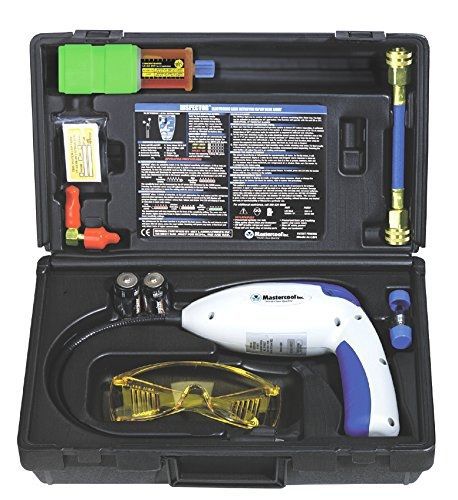 Mastercool (55310) blue/gray electronic leak detector with uv light and dye kit for sale