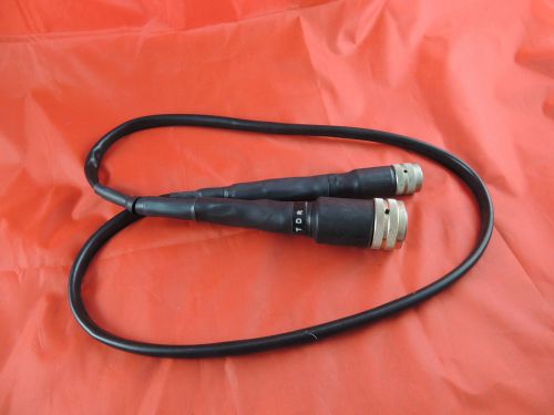 Bendix Amphenol Heavy Duty Military Grade Cable Male/Male Connectors 23 &amp; 6 Pin