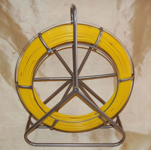 1/4&#034;x 425&#039; duct rodder fish tape  bluerock tools wire cable rod fishtape puller for sale