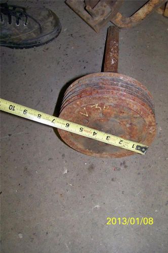 Ditch witch ditchwitch pulley shaft   trencher parts gear 4 belt pulley