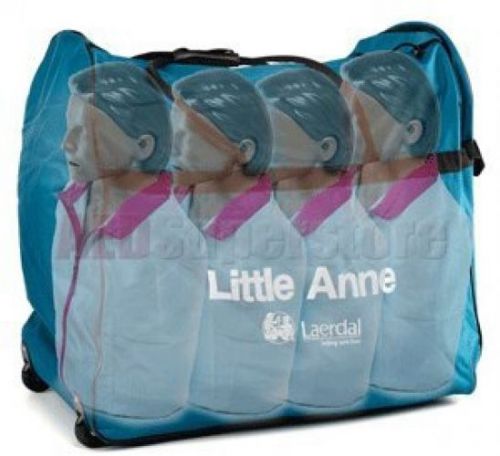 Laerdal CPR/AED Dark Skin Little Anne Manikin With Soft Mat 4 Pack/Training New