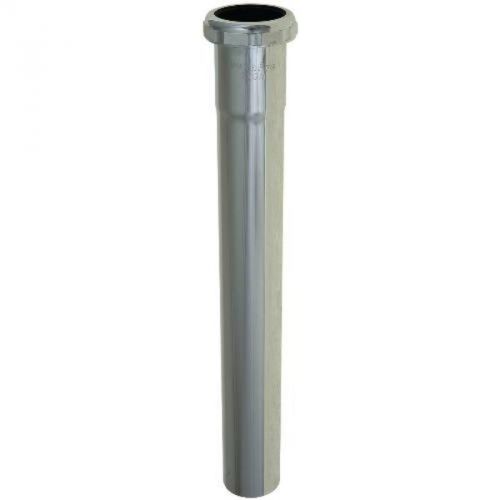 Extension tube 1-1/2 x 12&#034; brass 22ga slip joint satin metal 162140 076335162409 for sale