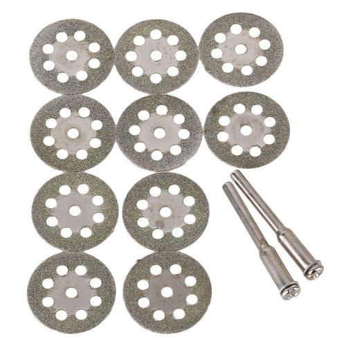 22mm Diamond Coated 9 Hole Rotary Cutting Cut Off Blade Wheel Discs Drills Tool