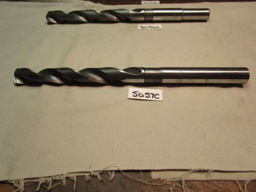 (#5057C) Resharpened USA Made 21/32 Straight Shank Style Drill