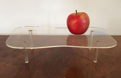 Vintage Acrylic Lucite Display Stand Plateau from Jewelry Store 1970 &#039;s