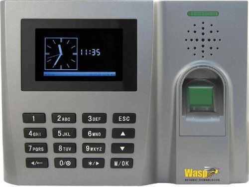 Wasp Wasptime B2000 Biometric Time Clock - Biometric, Key Code