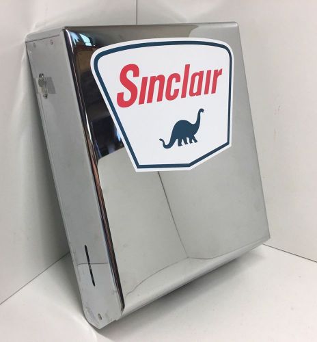 Chrome w/Sinclair Dino Gas Decal Multifold Paper Towel Wall Mount Dispenser