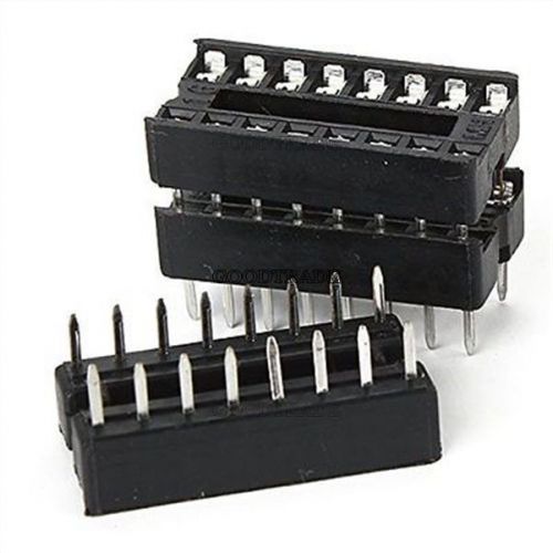 20x solder type dip ic sockets adaptor 16 pin develope ic diy new e6
