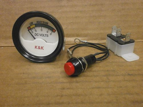 K&amp;K Jump Pac 660 Repair Kit (Button, Meter, Breaker)