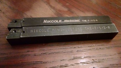 Nikcole mini-systems the-7-1/2-r groover tool holder for sale