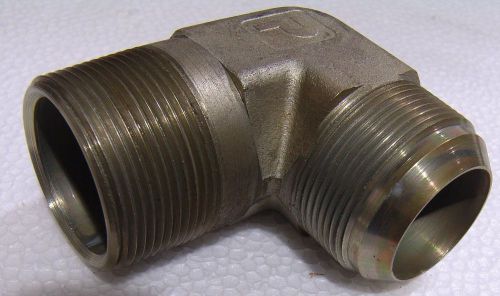 Parker hydraulic elbow 1-1/2&#034; npt to 1-1/2&#034; jic unused for sale