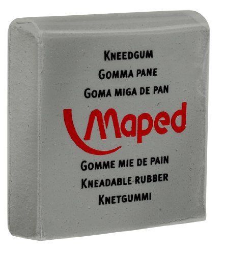Maped Kneadable Rubber Erasers for Pastel, Charcoal, 010453