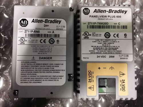 Lot Of 2 Allen Bradley panelview 600 Plus&#039;s And (1) ABB/Baldor HMI