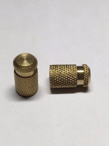 25pcs of m5x12.05mm(l)*7mm (d) brass threaded inserts-blinded high quality for sale
