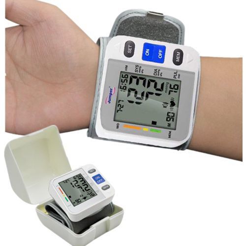 90 memory recall wrist arm digital blood pressure monitor sphygmomanometer gauge for sale