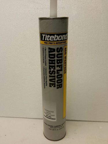 Titebond All-Weather Subfloor  Adhesive  28oz Tube  Contractor Grade